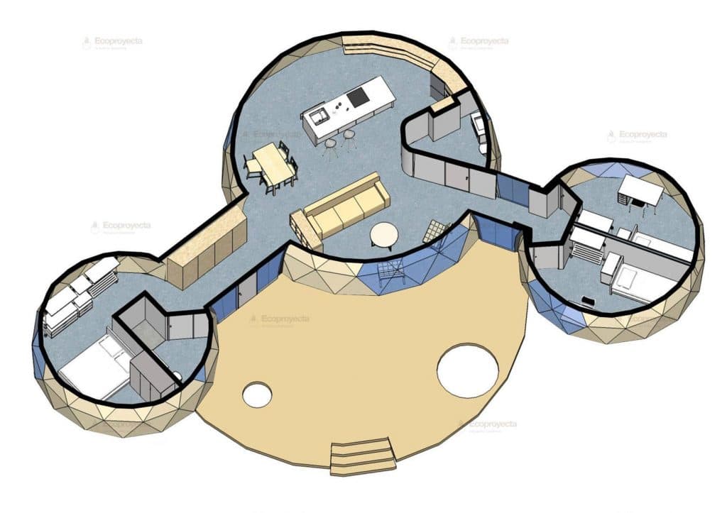 Modular dome connections